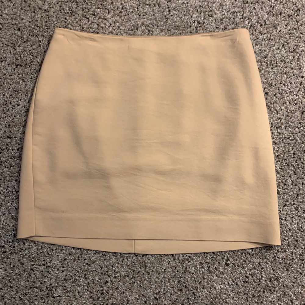 Beige Mini Skirt